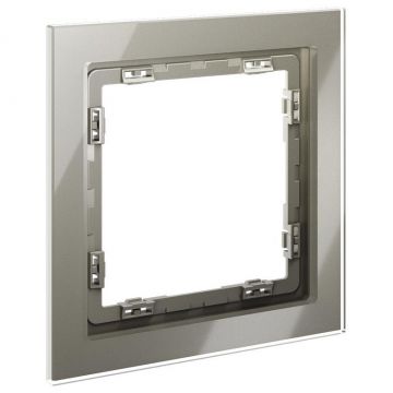 Рамка Вольтум (Voltum) 1-м S70 стеклянная шелк VLS110104
