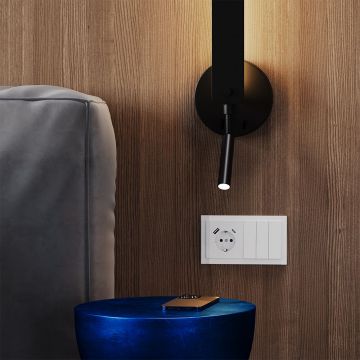 Выключатель встраиваемый Voltum (Вольтум) S70 трехклавишный 10А, (белый глянцевый) VLS030101