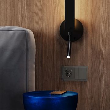 Выключатель встраиваемый Voltum S70 трехклавишный 10А, (титан) VLS030106