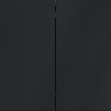 Выключатель с самовозвратом встраиваемый Voltum (Вольтум) S70 двухклавишный 10А, (графит) VLS020607