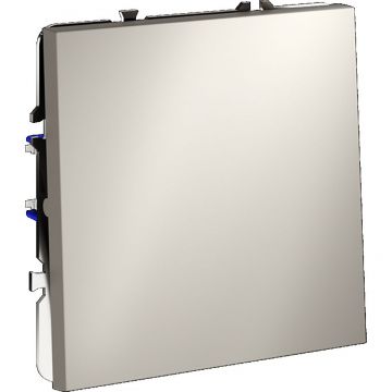 Выключатель с самовозвратом встраиваемый Voltum (Вольтум) S70 одноклавишный 10А, (кашемир) VLS010603