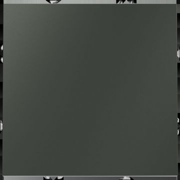 Выключатель с самовозвратом встраиваемый Voltum (Вольтум) S70 одноклавишный 10А, (титан) VLS010606
