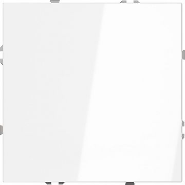 Заглушка Voltum (Вольтум) S70 с суппортом, (белый глянцевый) VLS080101