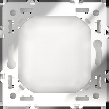 Заглушка Voltum (Вольтум) S70 с суппортом, (белый глянцевый) VLS080101