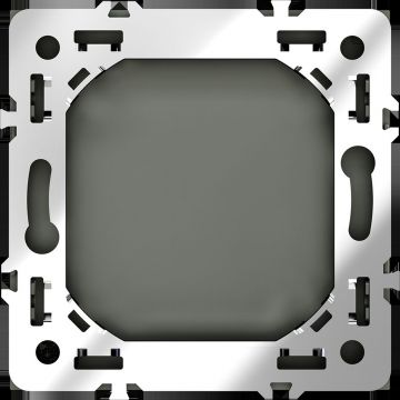 Заглушка Voltum (Вольтум) S70 с суппортом, (черный матовый) VLS080108