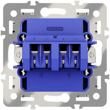 Механизм Вольтум розетки акустической 4-местной, S70 VLS0603M, Voltum