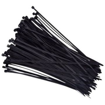 Нейлоновая хомут-стяжка AVG (АВГ) 8x200 черная 100 шт.