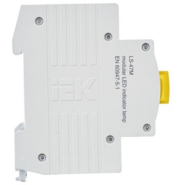 Лампа сигнальная ИЭК ЛС-47М жёлтый KARAT IEK MLS20-230-K05