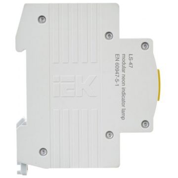 Лампа сигнальная ИЭК ЛС-47 жёлтый KARAT IEK MLS10-230-K05