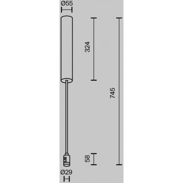 Основание потолочное для блока питания Maytoni (Майтони) с вводом питания Maytoni Flarity TRA159С-BB1-BS