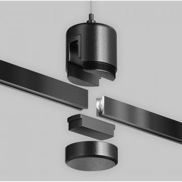 Подвес тросовый с прямым коннектор Maytoni (Майтони)ом питания Flarity TRA157SW-IPC1-B