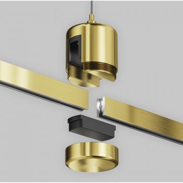 Подвес тросовый с прямым коннектор Maytoni (Майтони)ом питания Flarity TRA157SW-IPC1-BS