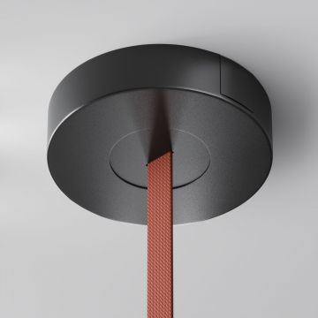 Потолочная чаша накладная Maytoni (Майтони) с коннектором питания черная комплект Parity TRA130SC-1B