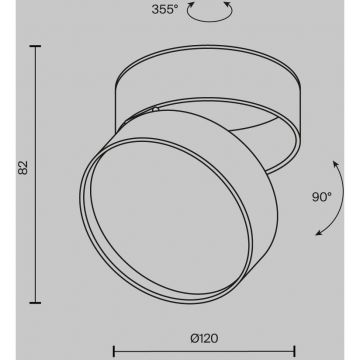 Спот Maytoni (Майтони) Onda C024CL-L18W4K