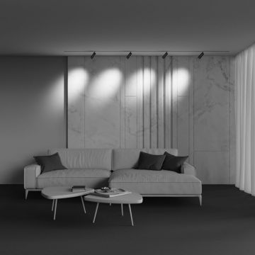 Трековый магнитный светодиодный светильник Maytoni (Майтони) Exility Focus Zoom TR211-1-12W3K-Z-B