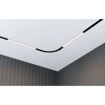 Трековый магнитный светодиодный светильник Maytoni (Майтони) диммируемый Exility Basis TR030-4-12W3K-WW-DS-B