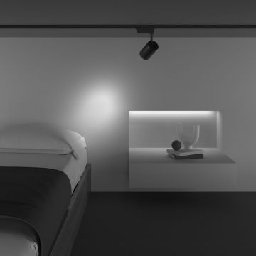 Трековый однофазный светодиодный светильник Maytoni (Майтони) Unity Vuoro TR003-1-10W4K-S-B