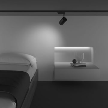 Трековый однофазный светодиодный светильник Maytoni (Майтони) Unity Vuoro TR003-1-10W4K-W-B