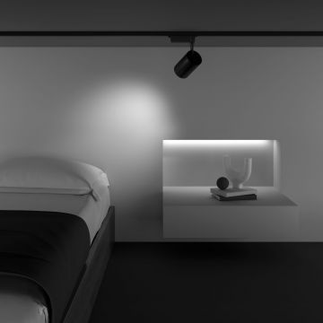 Трековый однофазный светодиодный светильник Maytoni (Майтони) Unity Vuoro TR003-1-15W3K-M-B