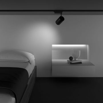 Трековый однофазный светодиодный светильник Maytoni (Майтони) Unity Vuoro TR003-1-15W3K-W-B