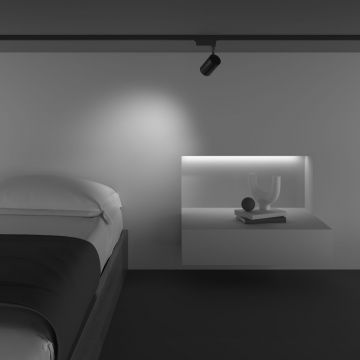 Трековый однофазный светодиодный светильник Maytoni (Майтони) Unity Vuoro TR003-1-6W4K-M-B