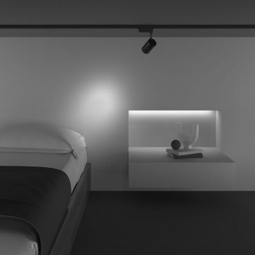 Трековый однофазный светодиодный светильник Maytoni (Майтони) Unity Vuoro TR003-1-6W4K-S-B