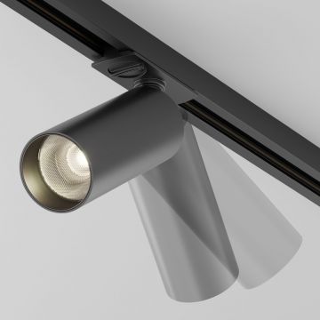 Трековый однофазный светодиодный светильник Maytoni (Майтони) диммируемый Unity Focus LED TR021-1-12B3K-W-D-B