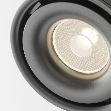 Трековый однофазный светодиодный светильник Maytoni (Майтони) диммируемый Unity Yin TR084-1-15W3K-D-B