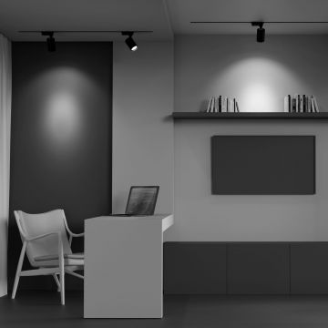 Трековый светильник Maytoni (Майтони) для однофазного шинопровода Unity Track Vuoro TR003-1-12W4K-B