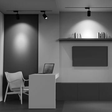 Трековый светильник Maytoni (Майтони) для однофазного шинопровода Unity Track Vuoro TR003-1-30W4K-B