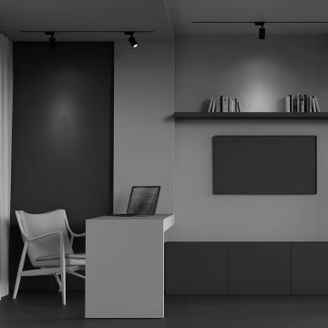 Трековый светильник Maytoni (Майтони) для однофазного шинопровода Unity Track Vuoro TR003-1-6W3K-B