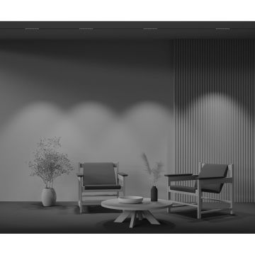 Трековый светодиодный диммируемый светильник Maytoni (Майтони) Exility Points Dim Dali (Дали) TR031-4-12WTW-DD-B