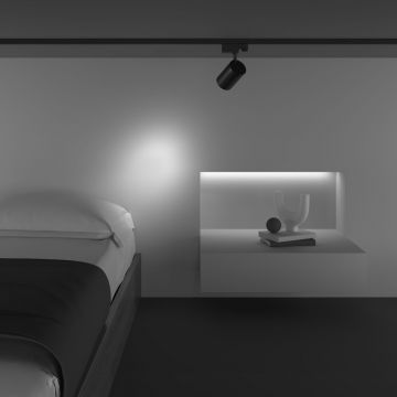 Трековый трехфазный светодиодный светильник Maytoni (Майтони) Trinity Vuoro TR029-3-10W4K-S-B