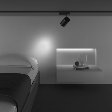 Трековый трехфазный светодиодный светильник Maytoni (Майтони) Trinity Vuoro TR029-3-20W3K-S-B