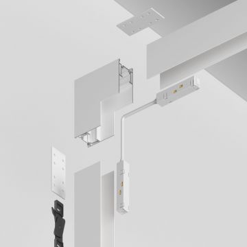 Угол Maytoni (Майтони) внутренний для накладного магнитного шинопровода Gravity TRX010ICL-21W