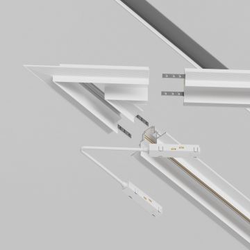 Угол Maytoni (Майтони) для соединения 45 встраиваемого однофазного шинопровода Gravity TRA010CLS-42W