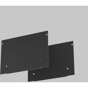 Заглушка декоративная Maytoni (Майтони) черная - 2шт.+ 8 саморезов для профиля ALM-11681-PL-B-2M ALM013EC-PL-B