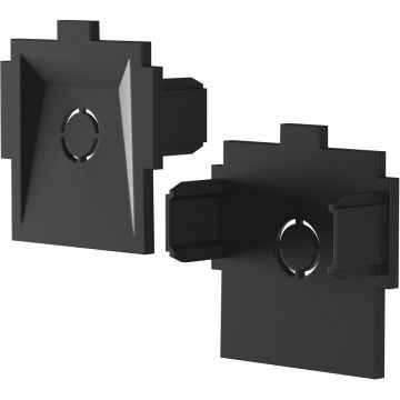 Комплект заглушек к встраиваемому шинопроводу Maytoni (Майтони) Radity 2шт TRA084EC-12B