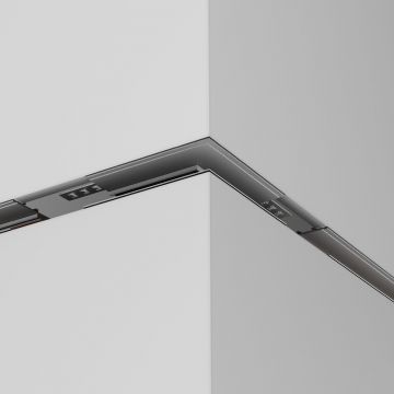 Коннектор Maytoni (Майтони) внешний Exility встраиваемый под ГКЛ 12,5мм, черный TRA034CO-42.12B