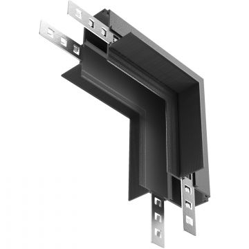 Коннектор Maytoni (Майтони) угловой внутренний Exility встраиваемый под ГКЛ 12,5мм, черный TRA034ICL-42.12B