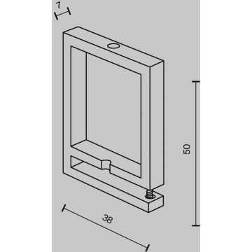 Крепеж для ремня черный, 10 шт Maytoni (Майтони) Parity TRA130BS-B