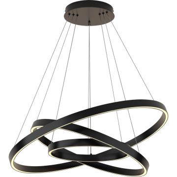 Люстра светодиодная подвесная Maytoni Rim MOD058PL-L100B3K