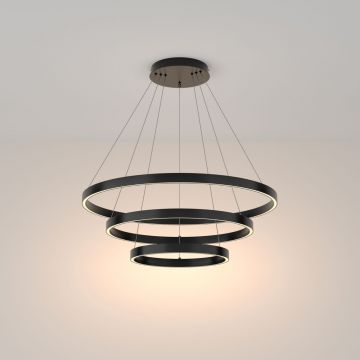 Люстра светодиодная подвесная Maytoni Rim MOD058PL-L100B3K