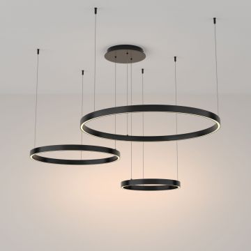 Люстра светодиодная подвесная Maytoni Rim MOD058PL-L100B3K