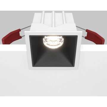 Модульный встраиваемый светодиодный светильник Maytoni (Майтони)диммируемый Alfa LED DL043-01-10W4K-D-SQ-WB