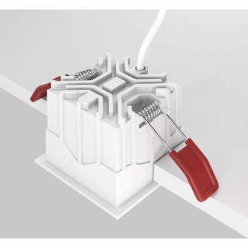 Модульный встраиваемый светодиодный светильник Maytoni (Майтони)диммируемый Alfa LED DL043-01-10W4K-D-SQ-WB