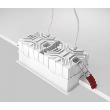 Модульный встраиваемый светодиодный светильник Maytoni (Майтони)диммируемый Alfa LED DL043-02-15W4K-D-SQ-WB