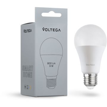Светодиодная диммируемая лампа Voltega (Вольтега) Wi-Fi E27 9W 2700K VG 2429 шар матовый