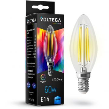 Филаментная лампа Voltega (Вольтега) Cangle E14 7W 4000K High CRI 7153