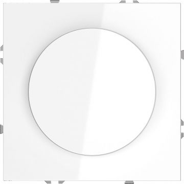 Светорегулятор встраиваемый Voltum (Вольтум) S70 поворотно-нажимной 600 Вт, (белый глянцевый) VLS070301